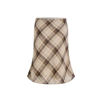 HEYABC Casual Long Skirt Women's Light Brown