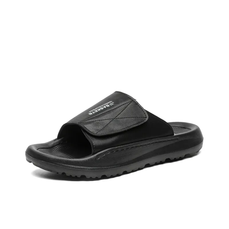 Lanza Slip Resistant Odor Resistant Abrasion Resistant Slide Slippers Men's-1