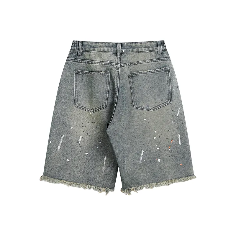 Nuthink Denim Shorts Unisex-11