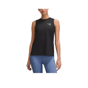 Lululemon Breathable Running Tank Top Graphic Sport Vests Women's Black