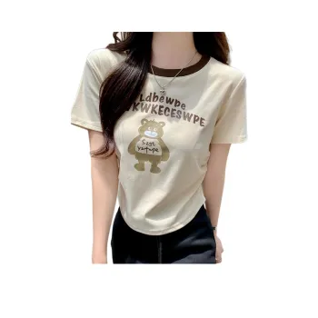 JECCI FIVE T Shirts Women's Apricot