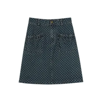 SOLIGHTER Denim Short Skirts Women's