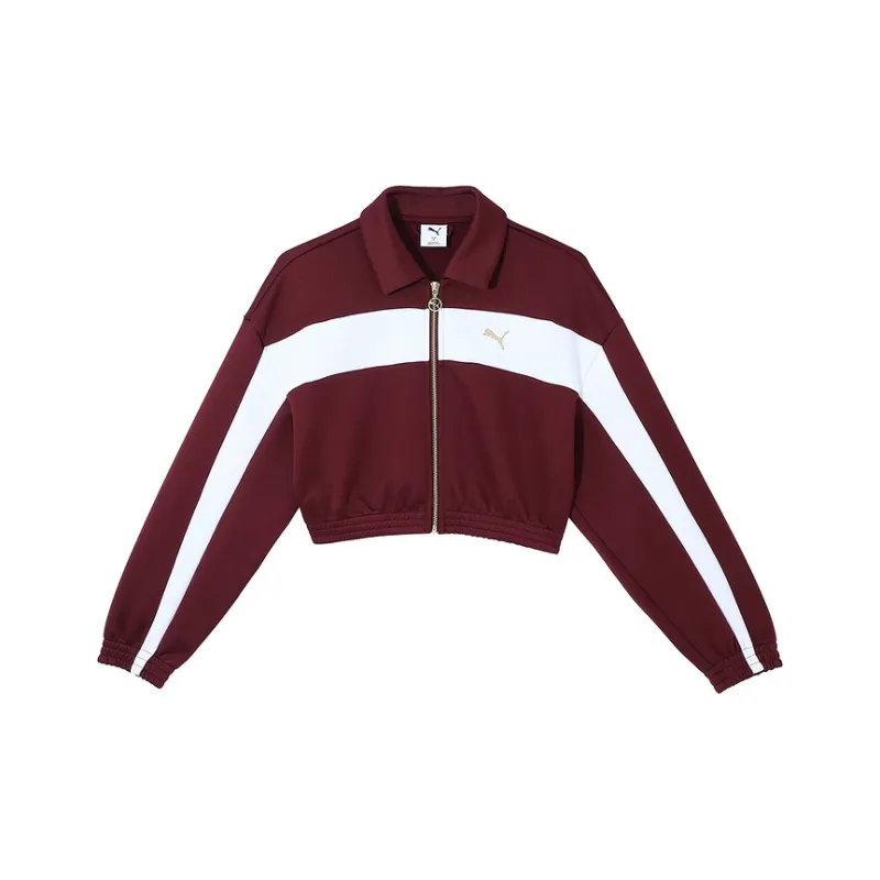 PUMA Sports Life Collection Jackets & Coats Women's Burgundy-0