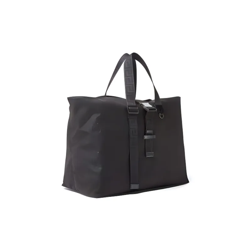VERSACE VERSACE Cow Leather Portable Tote Men's Black-1