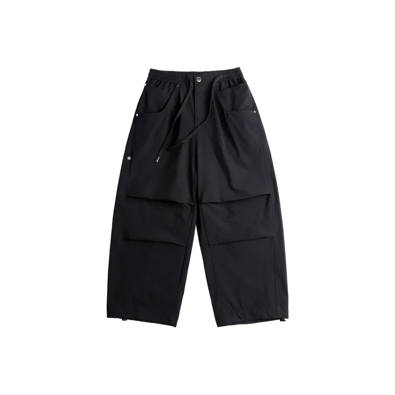 AOGZ Cargo Pants Unisex Black-0