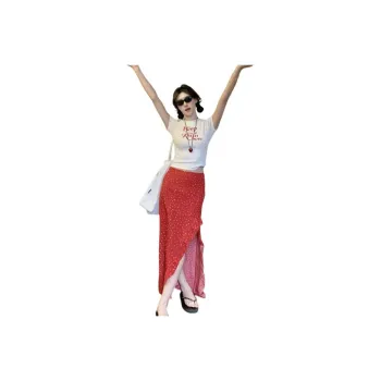 XIANSINIAO Two Piece Skirt Sets Women's Set