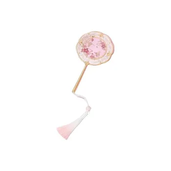 Future Maple Peach Blossom Handheld Mirror Make Up Mirrors Classical Style