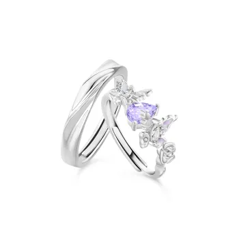 VIVIWELL S925 Silver Rings Unisex