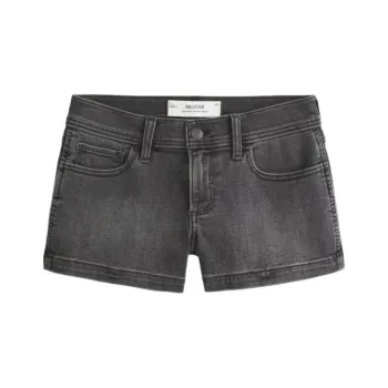 Hollister Denim Shorts Women's Black