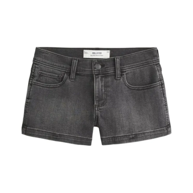 Hollister Denim Shorts Women's Black-0