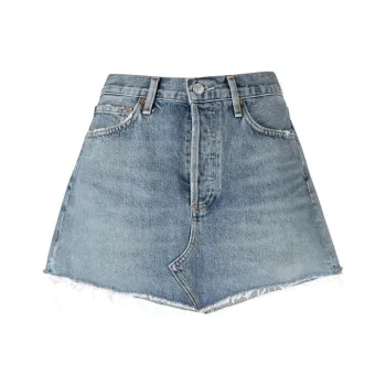 AGOLDE Parker Denim Miniskirt