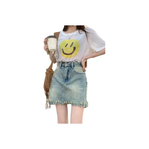 The New Age Family Denim Short Skirts Women's