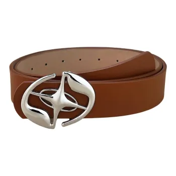 JEANSWEST PU Leather Belts Women's 3.3CM
