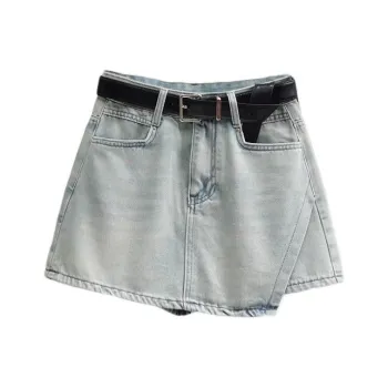 7 SEVFUN Denim Shorts Women's Light Blue