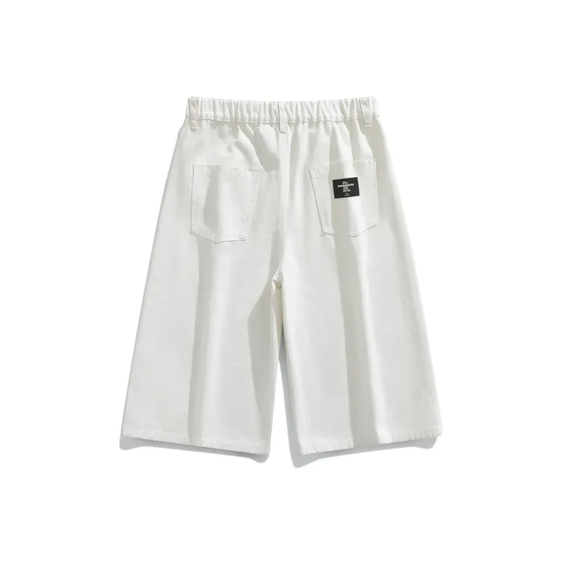 ROBINHOOD Denim Shorts Women's White-1
