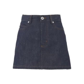 MJB Denim Short Skirts Women's Blue