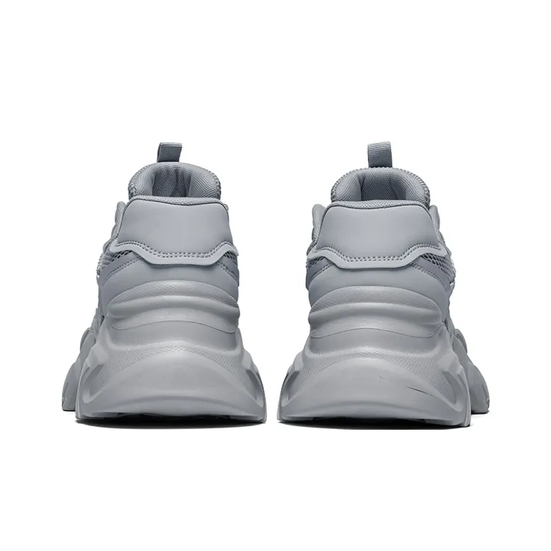 AD Anti Slip And Wear Resistant Height Increasing Low Top Chunky Sneakers Men's-8
