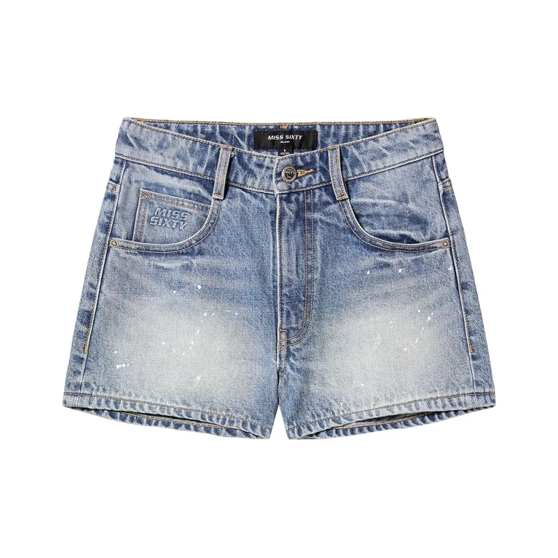 Miss Sixty Denim Shorts Women's Light Blue-0
