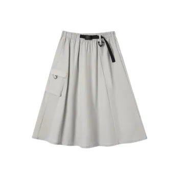 OUTDOOR PRODUCTS Casual Long Skirt Women's Numbers Mist Gray