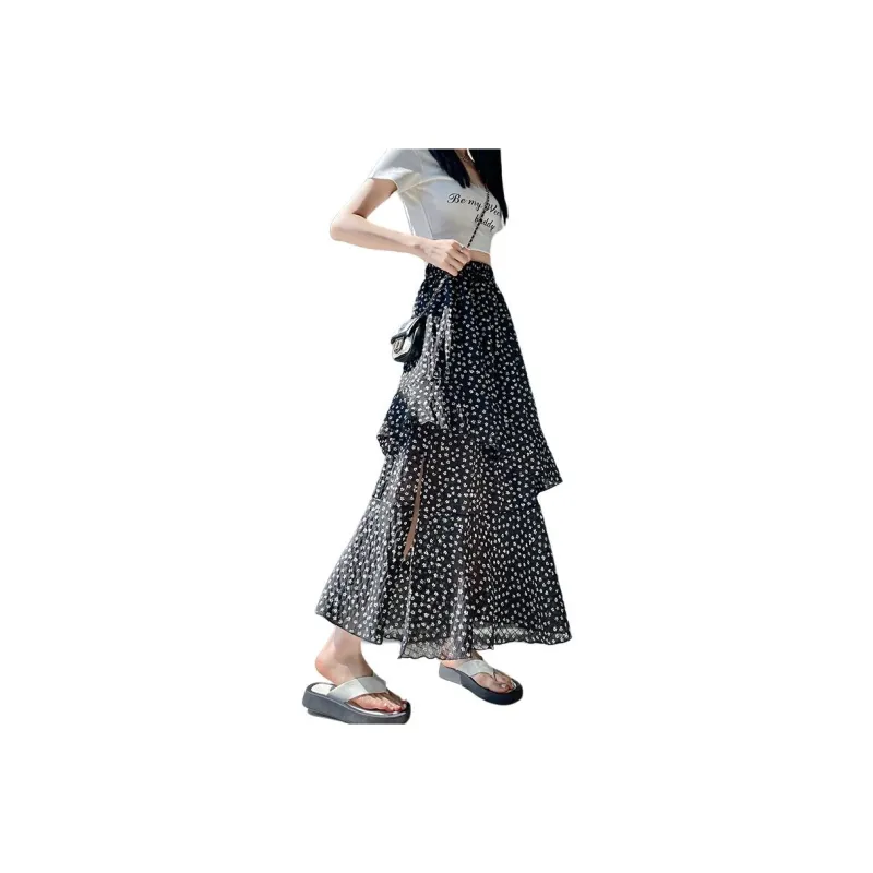 Mu Xiao Xin Casual Long Skirt Women's-0