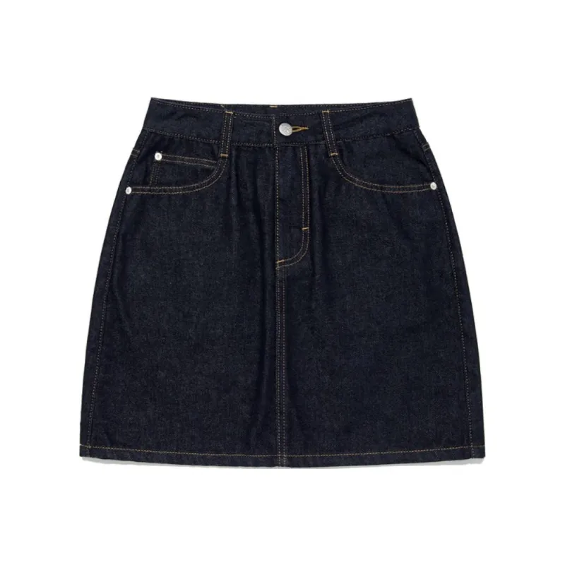 Lee Denim Short Skirts Women's Black-0