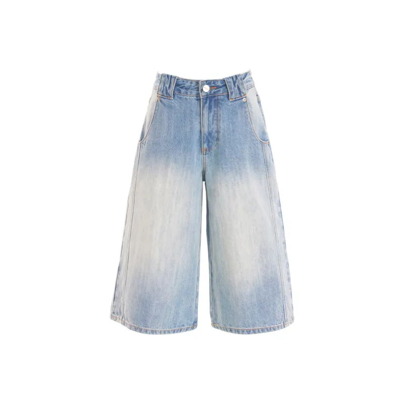 ZXZA Denim Shorts Women's Blue-0