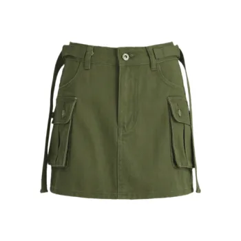 ZXZA Denim Short Skirts Women's