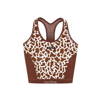 VIVI CYCLE x POM PECHE Sport Vests Women's Brown
