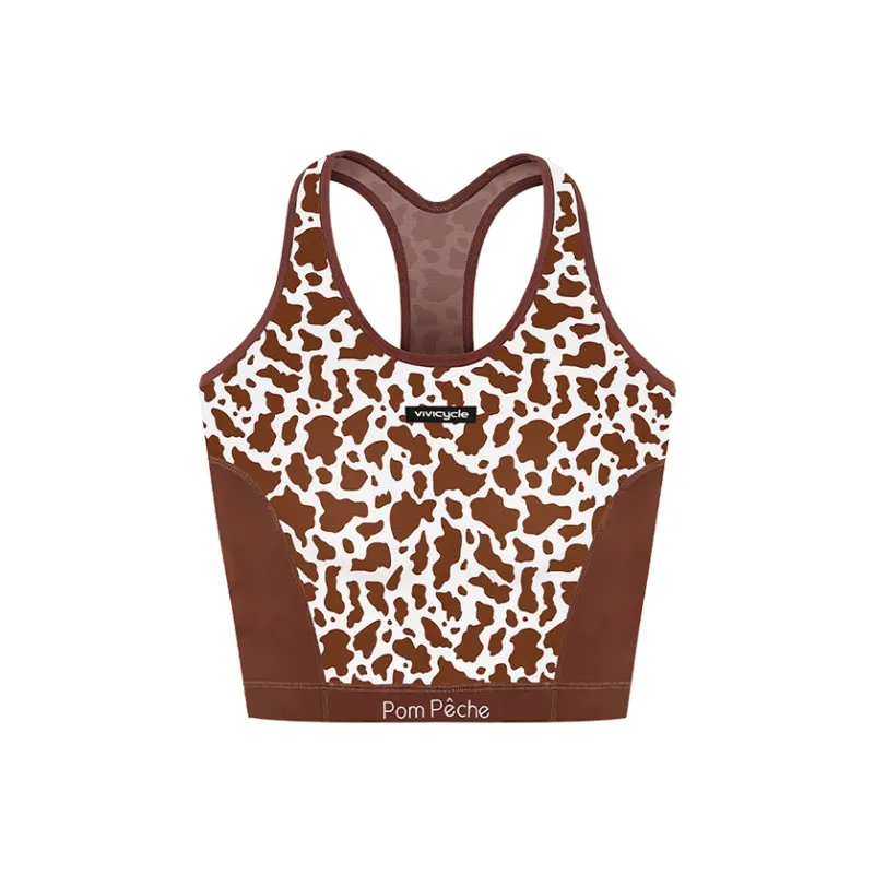 VIVI CYCLE x POM PECHE Sport Vests Women's Brown-0