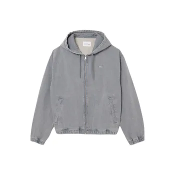 LACOSTE SS25 Denim Jacket Men's Blue