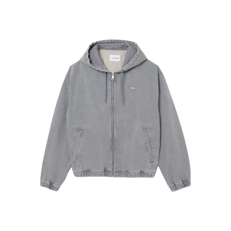 LACOSTE SS25 Denim Jacket Men's Blue-0