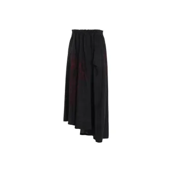 Yohji Yamamoto Y's SS25 Casual Long Skirt Women's Gray
