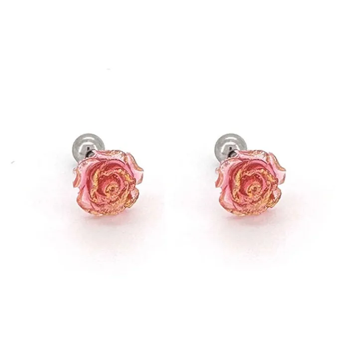 KiNGZiT Titanium Steel Stud Earrings Unisex-8