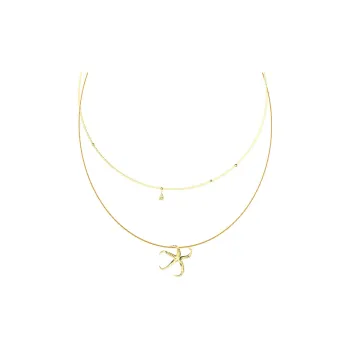 OINICIO Copper Layering Necklaces Unisex