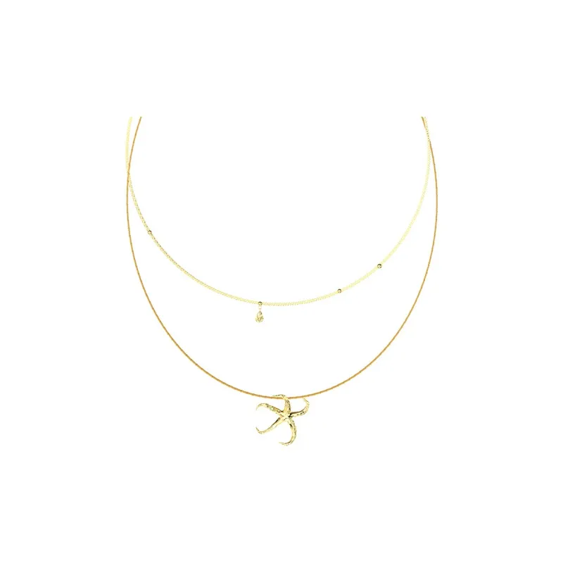 OINICIO Copper Layering Necklaces Unisex-0