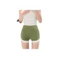Green-No Visible Seams Sports Color Block Pants
