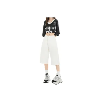 HELEH Denim Shorts Women's White