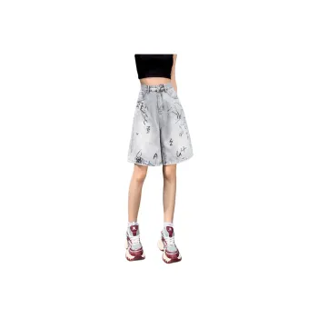 SITOL Denim Shorts Women's Gray
