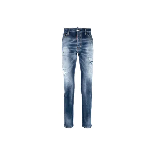 DSQUARED 2 Fitted Mid Rise Jeans