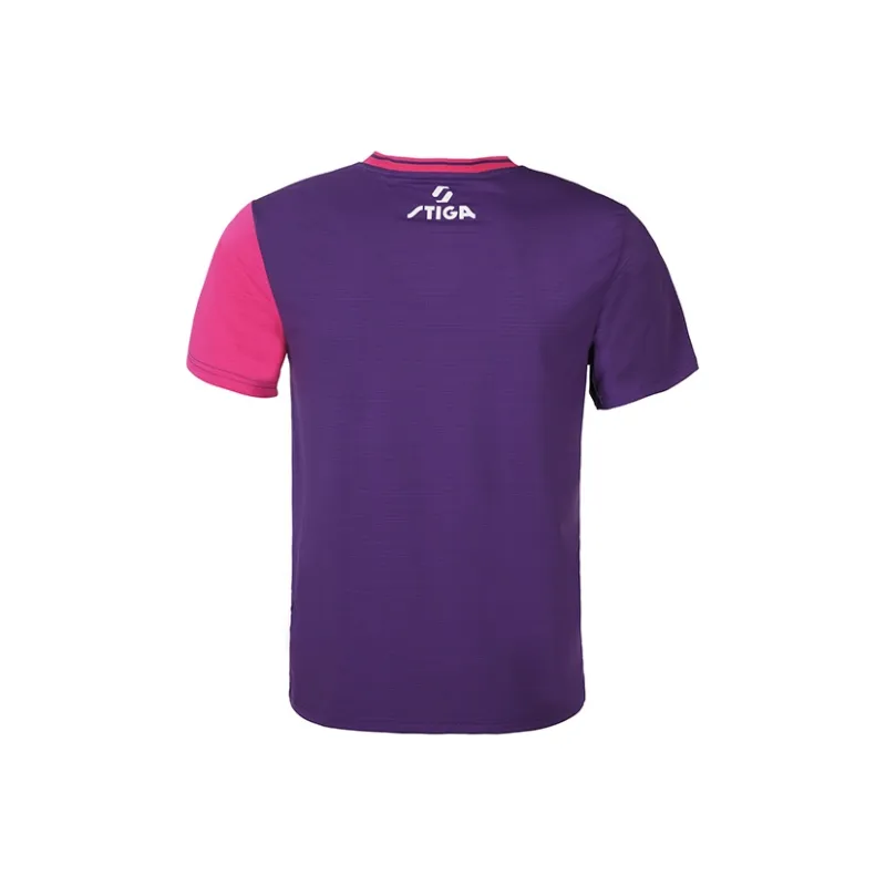 Stiga T Shirt Unisex Fluorescent Purple-1