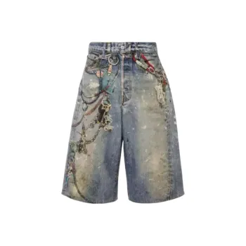 Acne Studios Denim Shorts Women's Blue