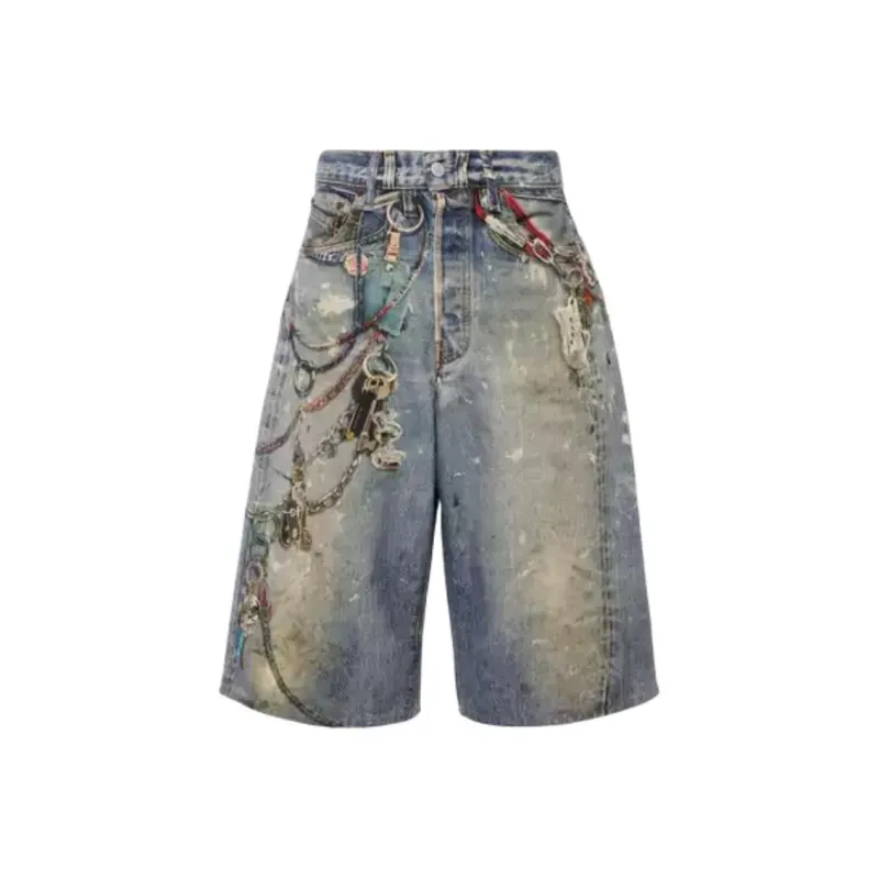 Acne Studios Denim Shorts Women's Blue-0