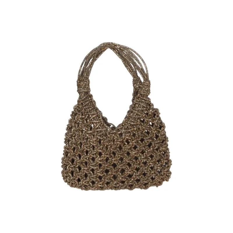 HIBOURAMA Resin Handbag Women's Golden Sand-0