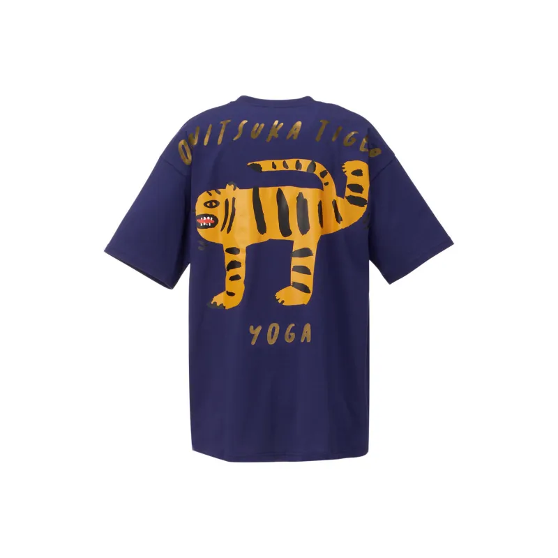 Onitsuka Tiger T Shirt Unisex Marine Blue-1