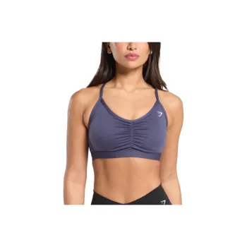 GYMSHARK Ruched Sports Underwear Women's Darkened Purple
