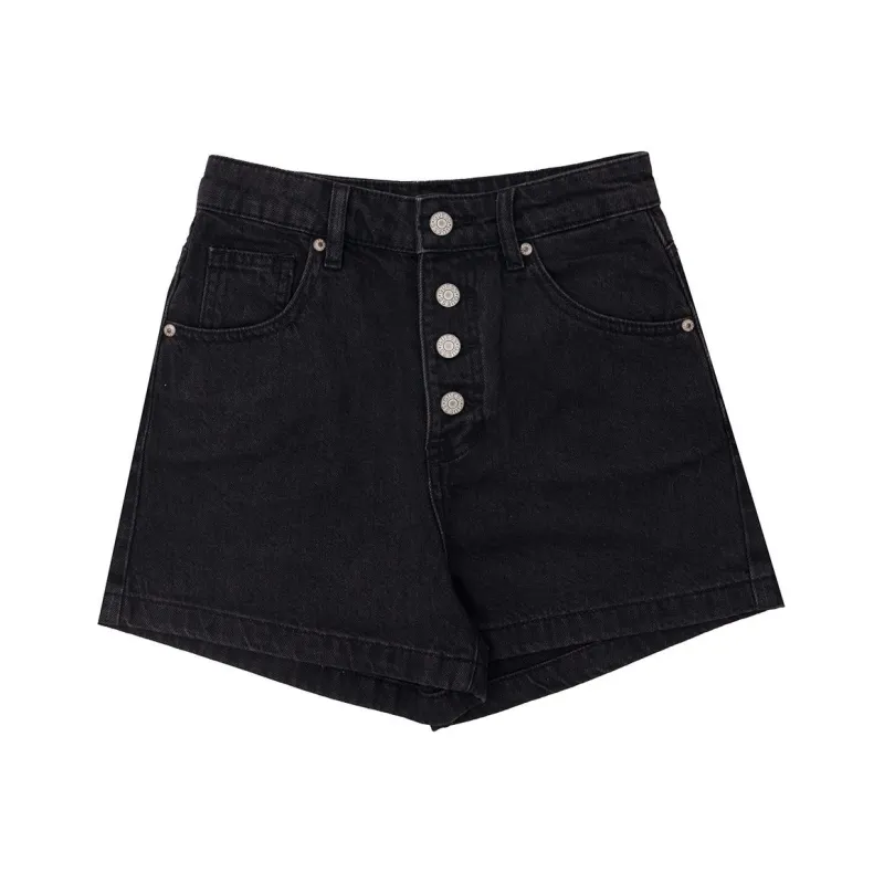 GUESS Denim Shorts Women's Black-0