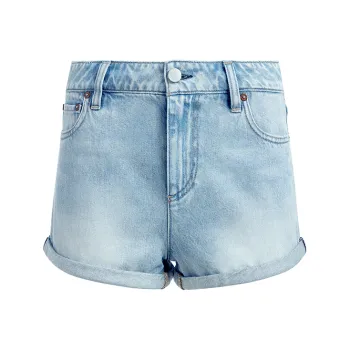 ALICE+OLIVIA SS25 Denim Shorts Women's Blue