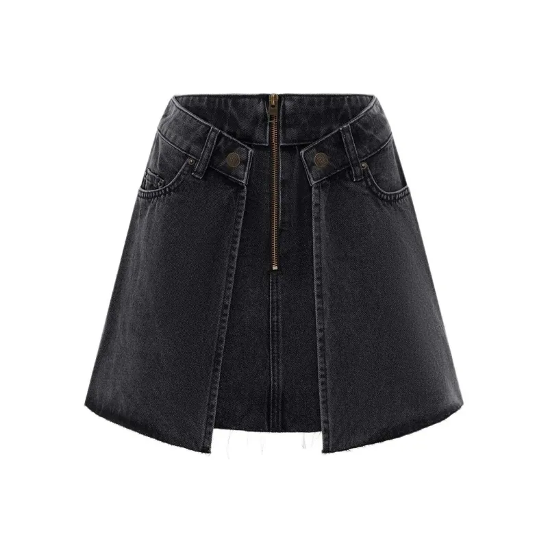 Ksubi Denim Short Skirts Women's Black-0