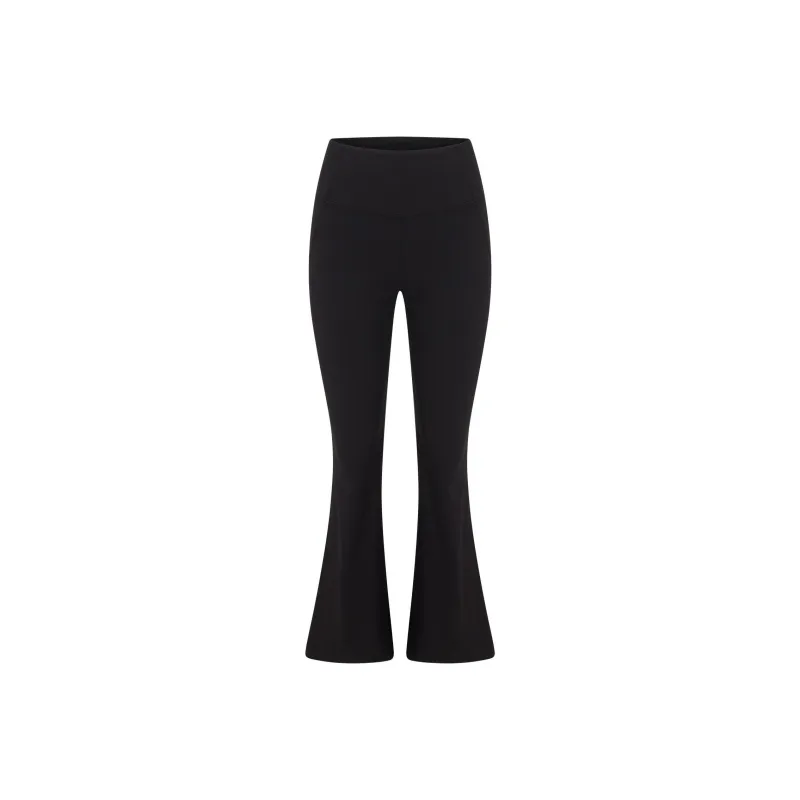 LORNA JANE Irresistible Stomach Support Rib Flared Leggings Athletic Trousers Women's-3