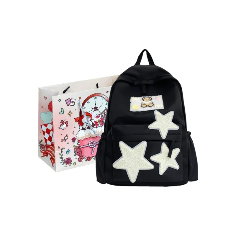 MOM'S HELPER Composite Cloth Backpack Women's Multicolor-12